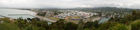 Panoramic view of Gisborne taken from Kaiti Hill