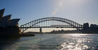 Sydney Opera House and the Sydney Harbour Bridge
