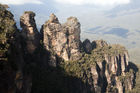 The Three Sisters rock formation