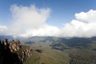 The Three Sisters rock formation overlooking the Jamison Valley