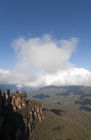 The Three Sisters rock formation overlooking the Jamison Valley