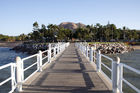 Castle Hill as seen from the pier