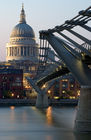 St Paul's Cathedral and the Millenium Bridge