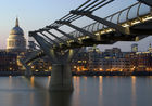 St Paul's Cathedral and the Millenium Bridge