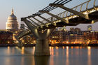 St Paul's Cathedral and the Millenium Bridge