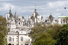 View of rooftops from Horse Guards Parade