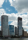 New buildings in Canary Wharf