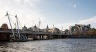 Hungerford Bridge and Charing Cross Station
