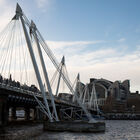 Hungerford Bridge and Charing Cross station