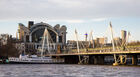 Hungerford Bridge and Charing Cross station