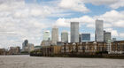 View of Canary Wharf from Limehouse