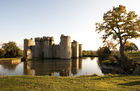 View of castle and moat
