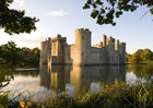View of castle and moat
