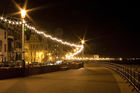Eastbourne seafront at night