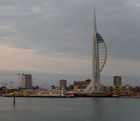 Spinnaker Tower as viewed from Gosport marina