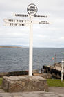 Journey's end signpost