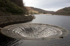 Ladybower Reservoir outlet
