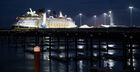Cruise ship in dock