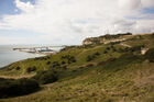 Dover Port as seen from the White Cliffs