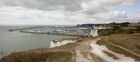 Dover Port as seen from the White Cliffs