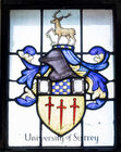 Surrey coat of arms, found inside Guildford Cathedral