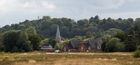 View of Godalming from Catteshall Lock, near Farncombe