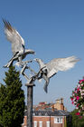 Malvern Buzzards sculpture in the Rose Bank Gardens