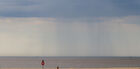 Rain out at sea