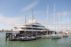 Yacht in the harbour