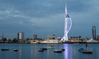 Spinnaker Tower and skyline