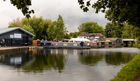 Boatyard on the Grand Union Canal